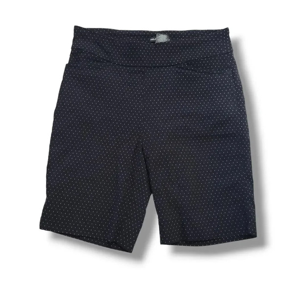 Hilary Radley Women's black pullover midi shorts - small - Picture 1 of 6